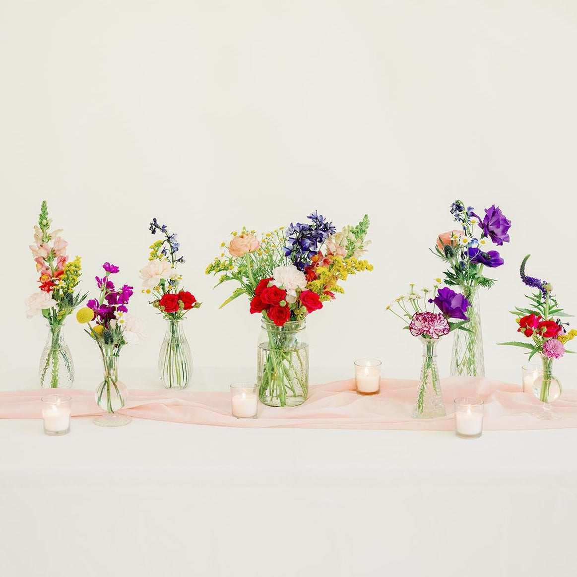 Wildflower Centerpiece Kit, DIY Wedding Flowers
